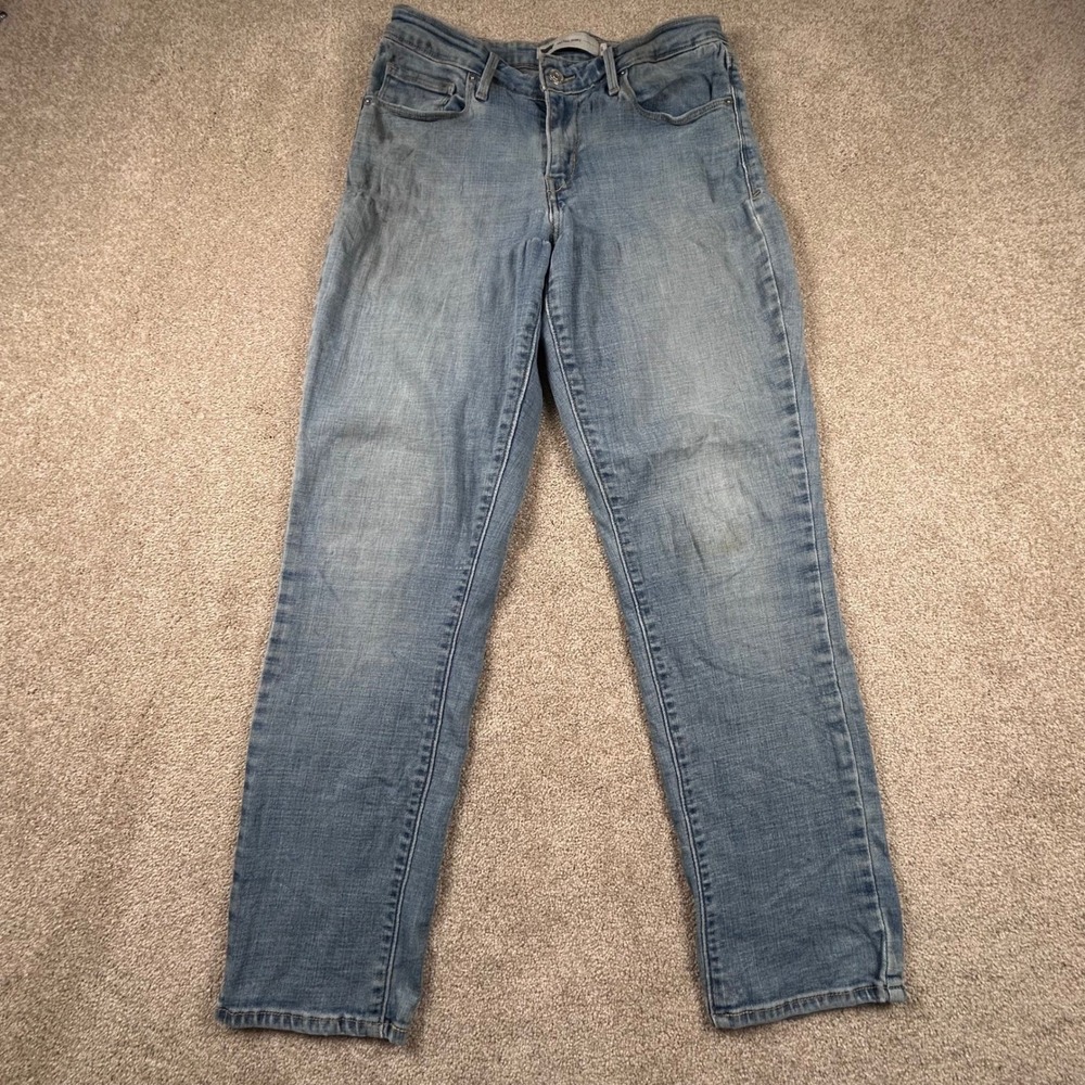 Levis 712 Slim Jeans Light Wash Blue Mid Rise Denim 29x27